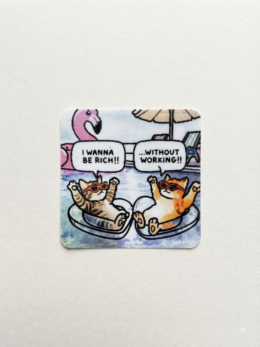 “Swimming Pool” pack sticker (4pcs)
