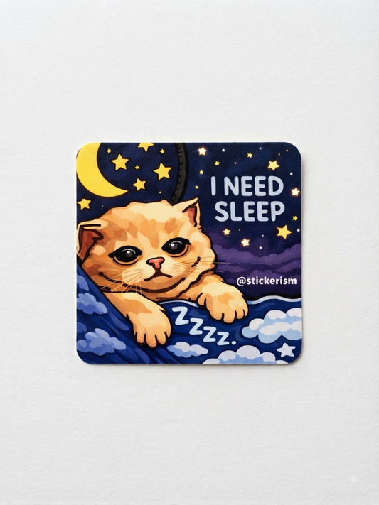 “Tired” sticker pack (4pcs)