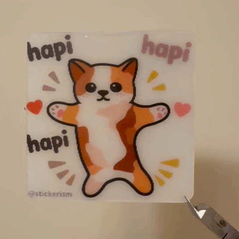 “Hapi Hapi Hapi” sticker pack (4pcs)
