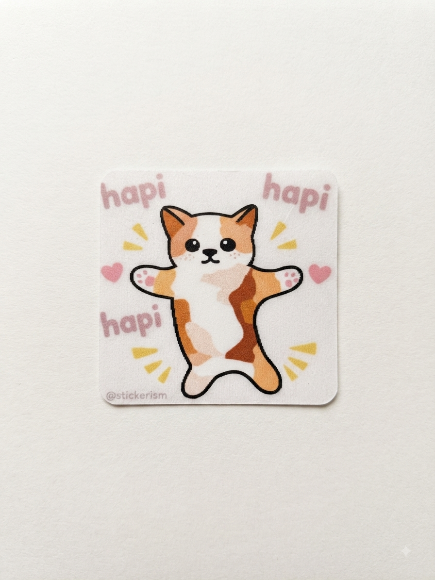 “Hapi Hapi Hapi” sticker pack (4pcs)