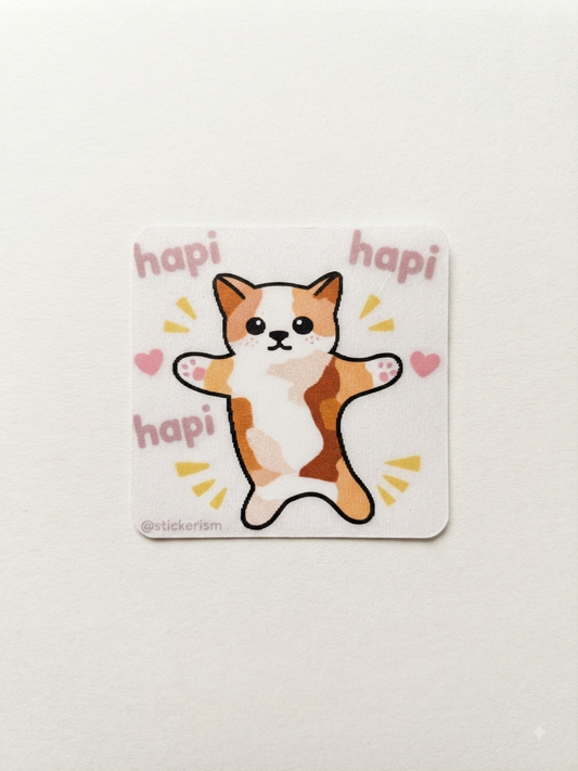“Hapi Hapi Hapi” sticker pack (4pcs)
